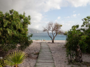 The way to the beach