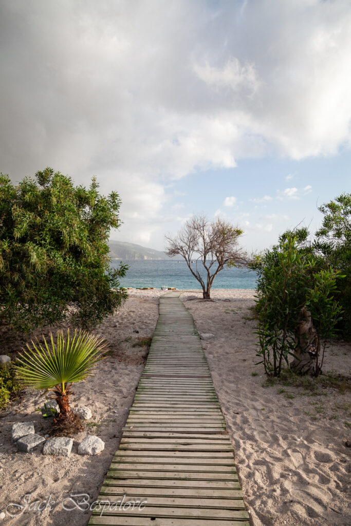 The way to the beach